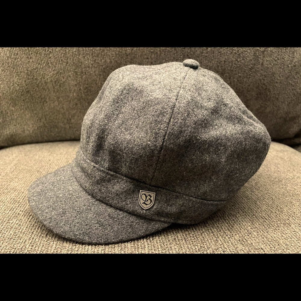 Brixton Newsboy 6 Panel Soft Grey Size Small Hat NWOT